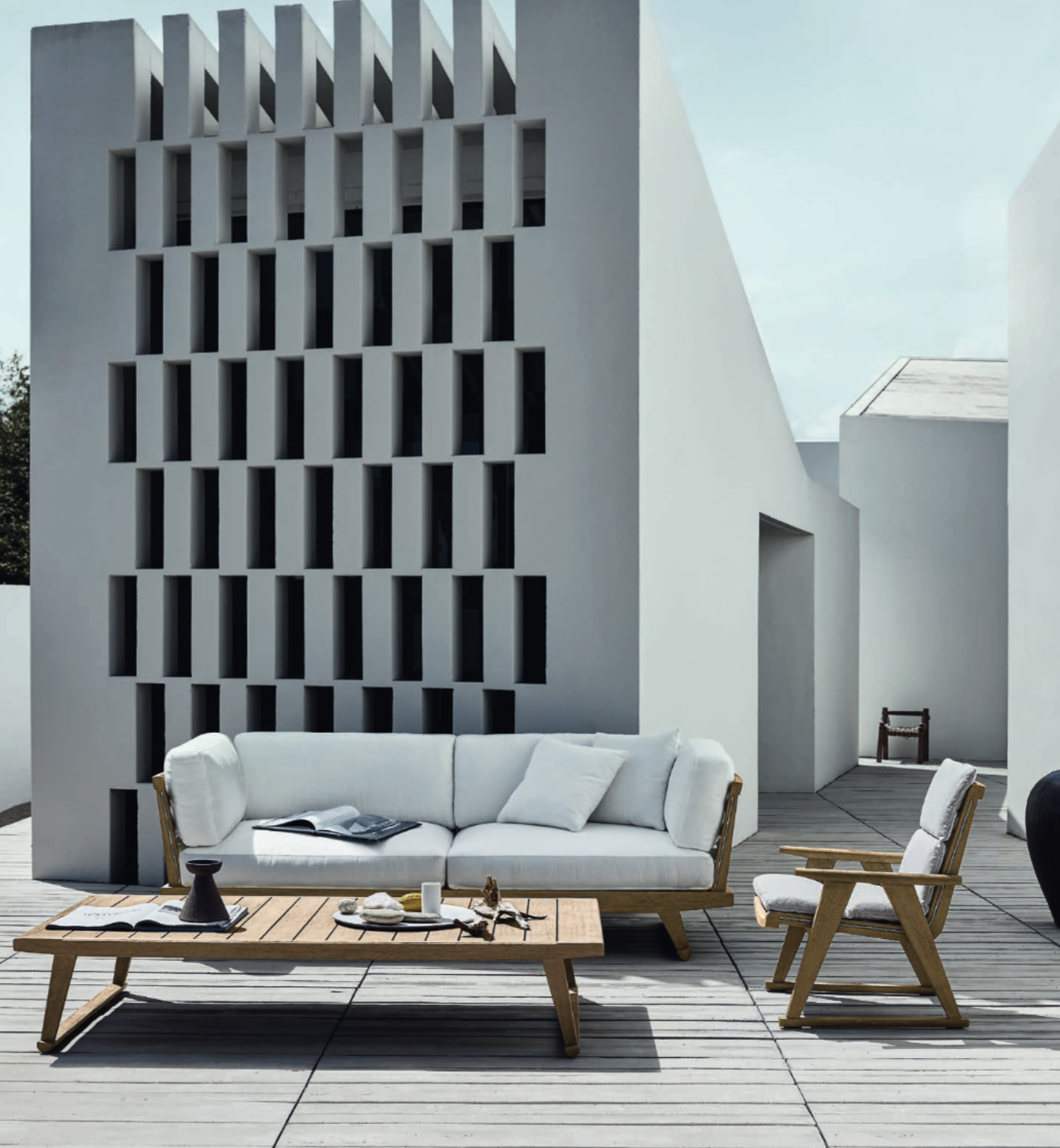 Уличное кресло Gio из тика