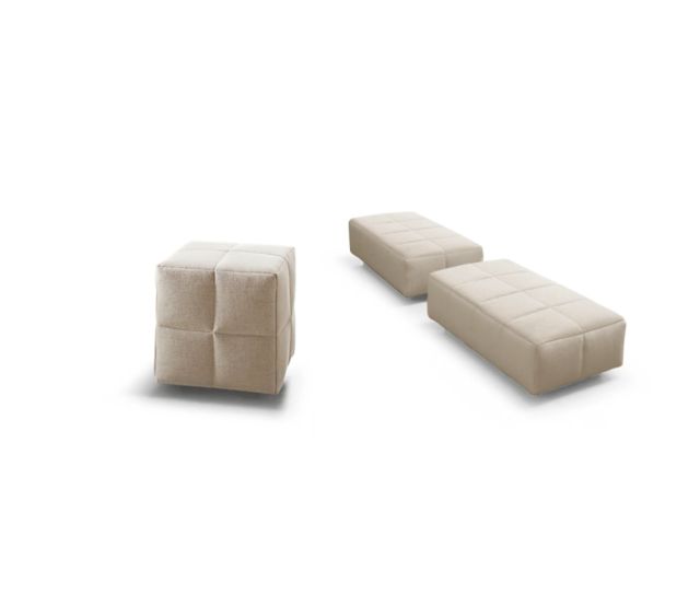 Squaring bench and pouf