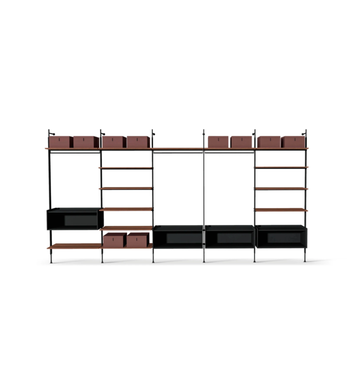 Roll walk-in closet