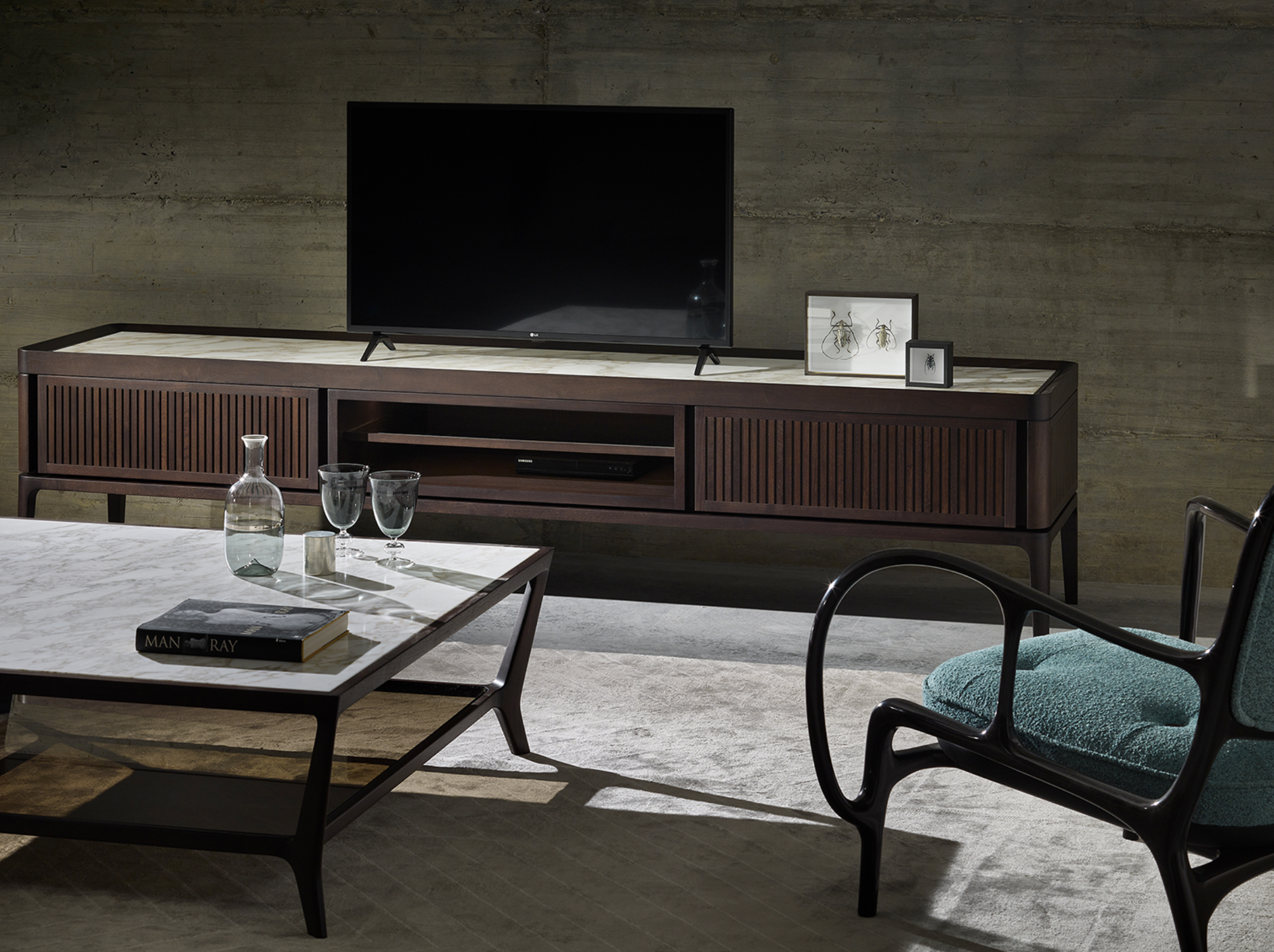 Элитная тумба под телевизор Full | Дизайн Роберто Лаццерони