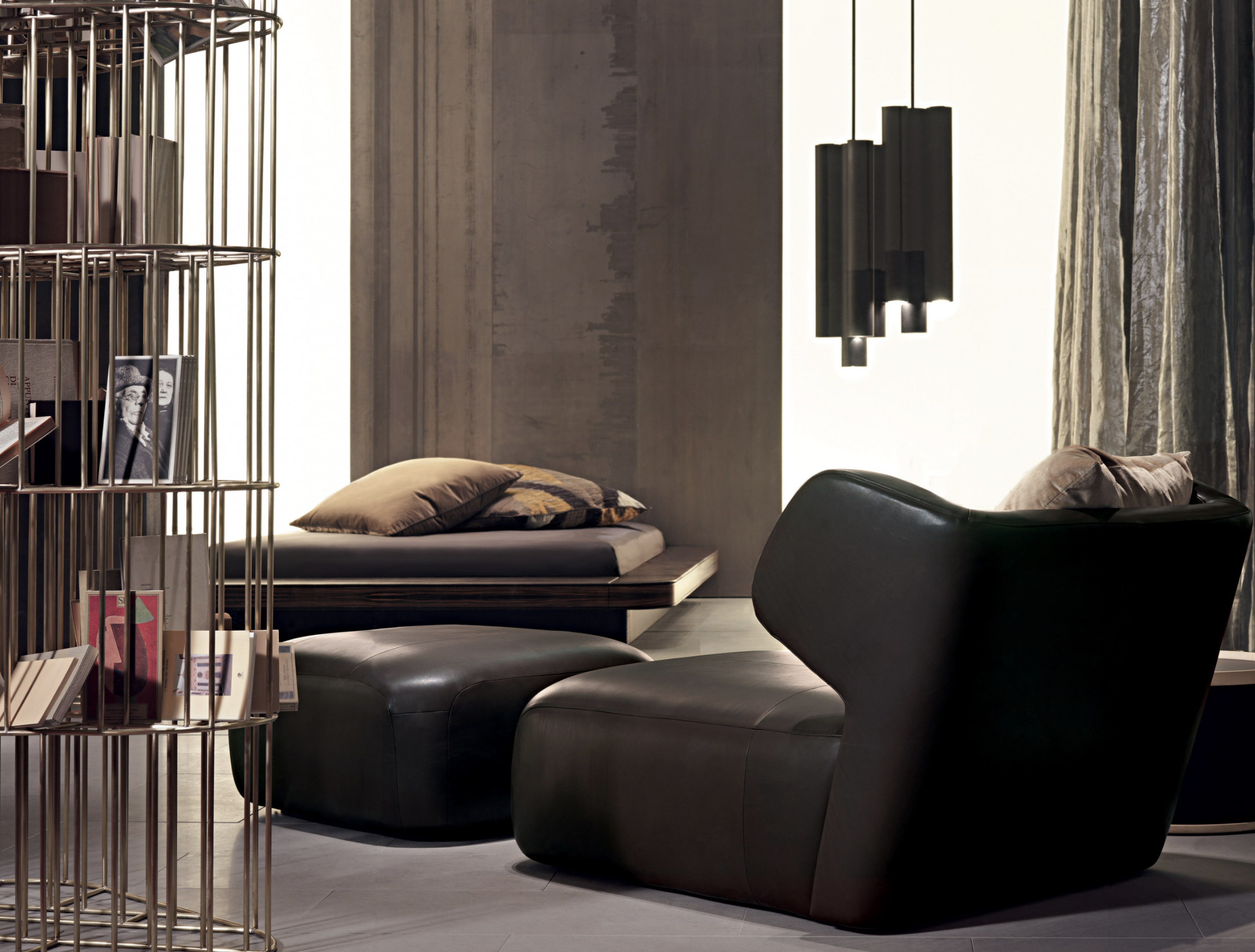 Серия мягкой мебели DC: Кресла-шезлонги DC 100/150 и Пуф DC 85