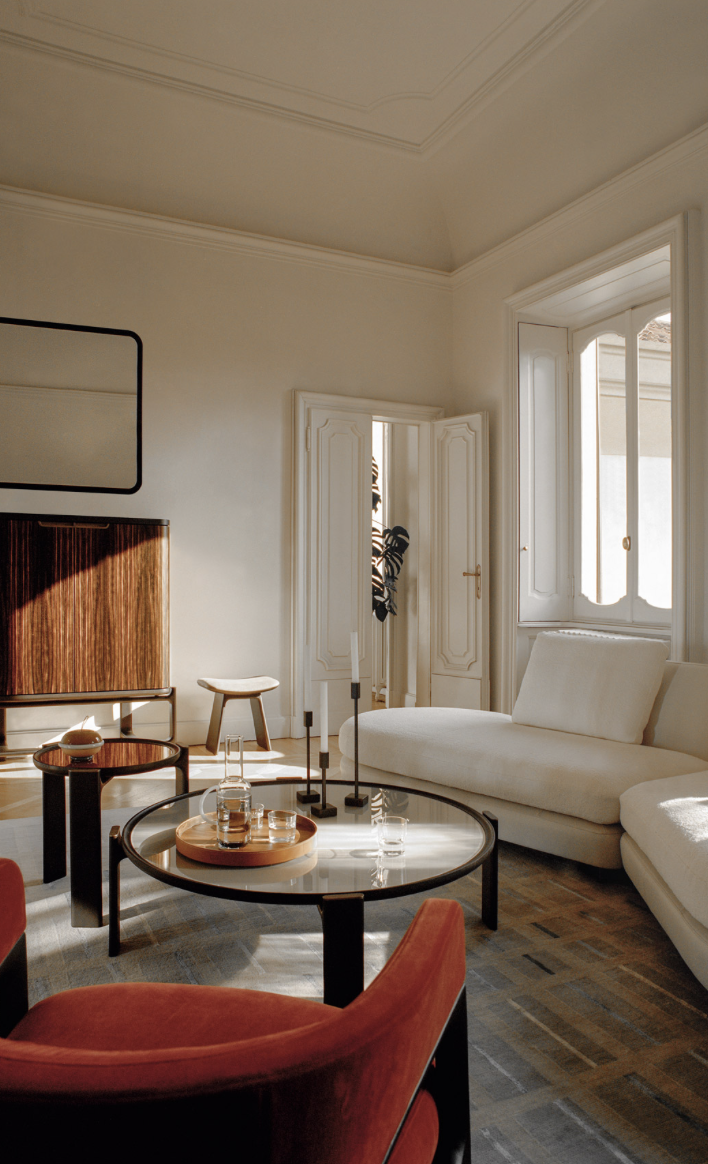 Зеркало DUO | Декоративное настенное зеркало из ясеня