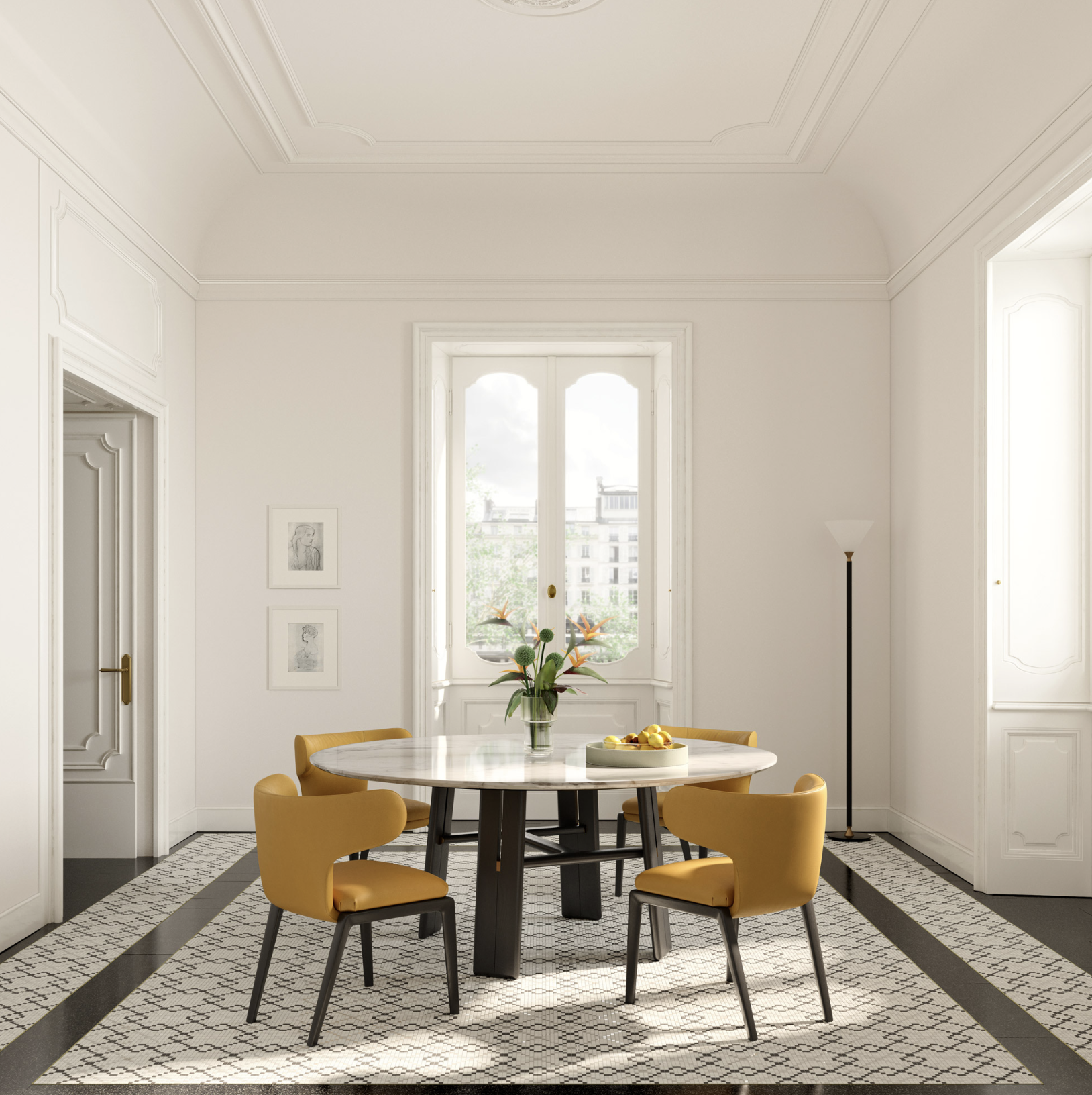 كرسي DUO بذراعين صغير