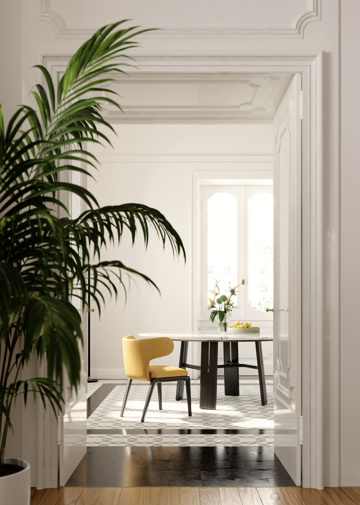 كرسي DUO بذراعين صغير