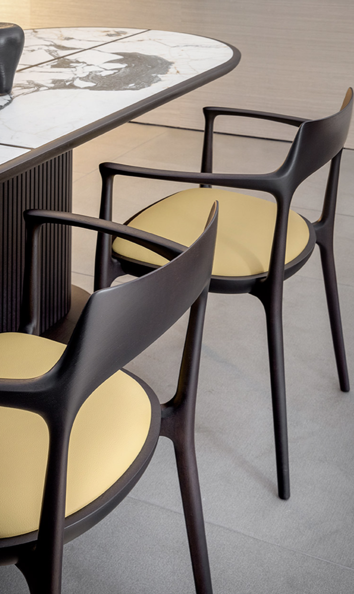 كرسي جانين بذراعين