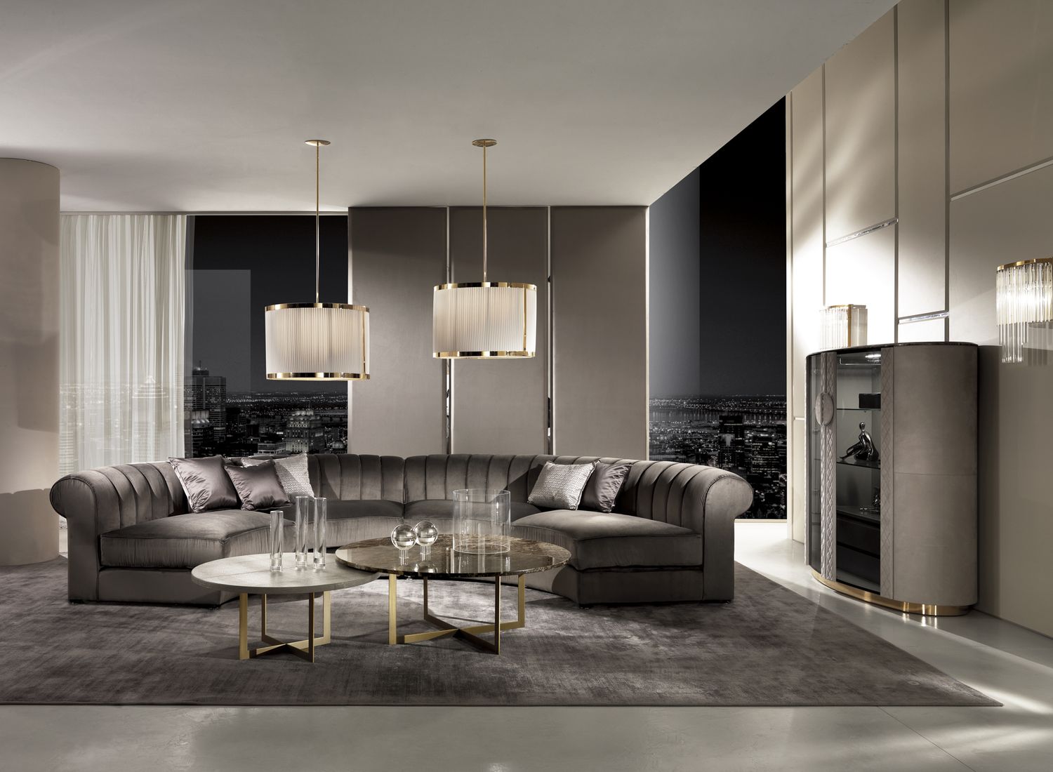 Круглый диван KENT