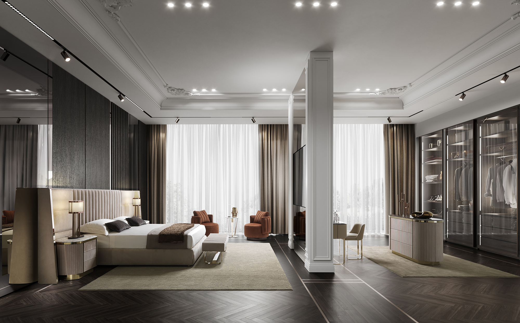 Двуспальная кровать Beverly Maxi