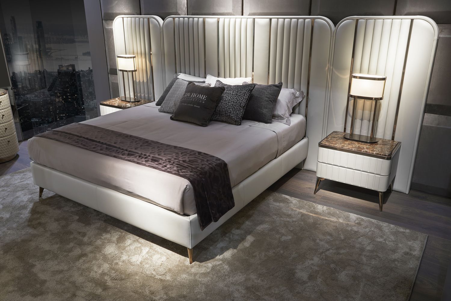 Итальянская двуспальная кровать Hollywood Maxi