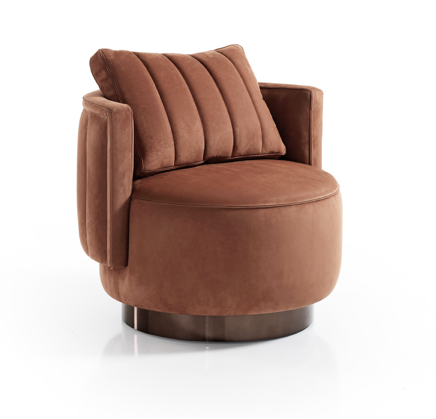 BEVERLY ROUND SWIVEL ARMCHAIR