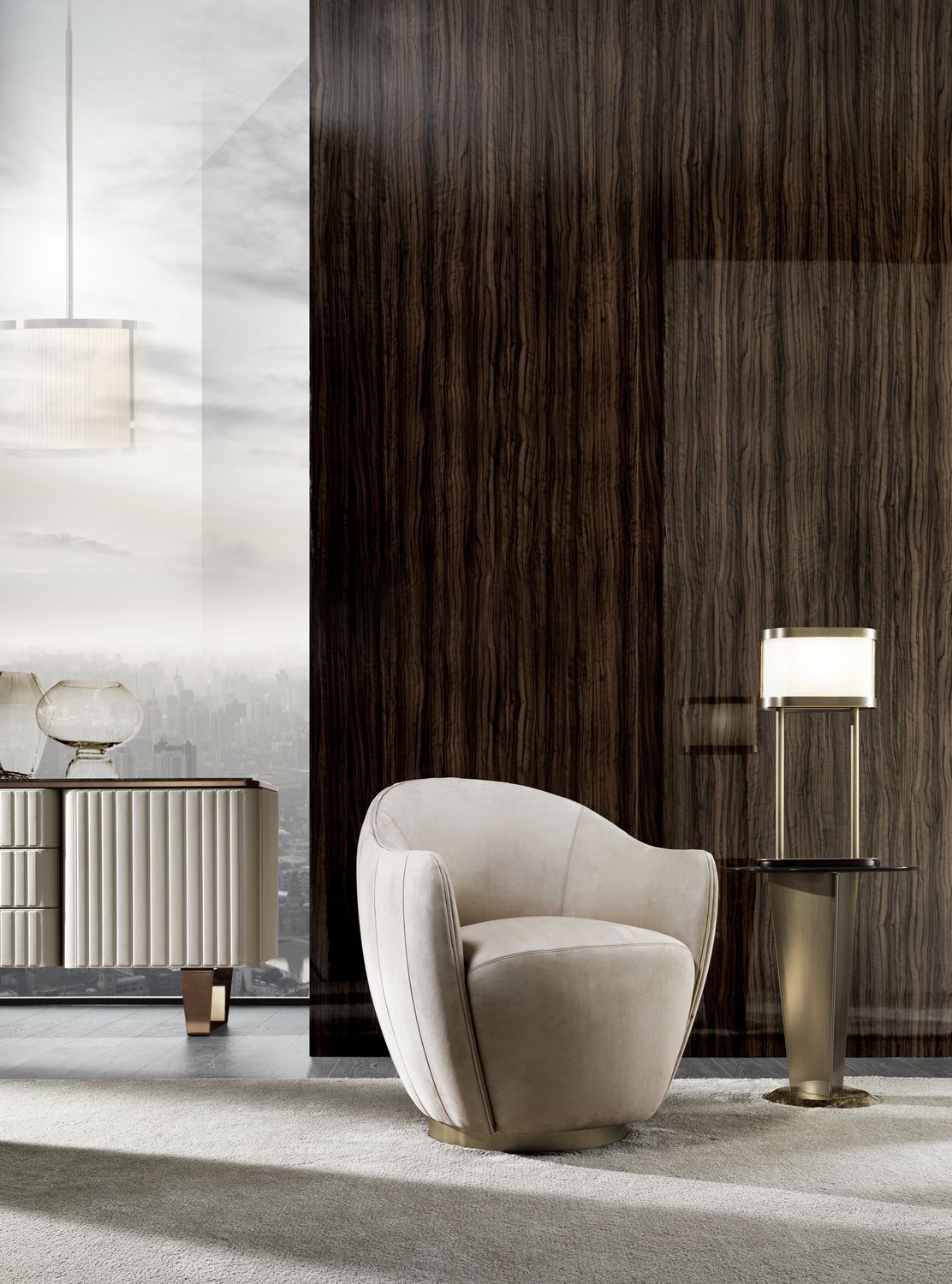 Поворотное кресло Hermes