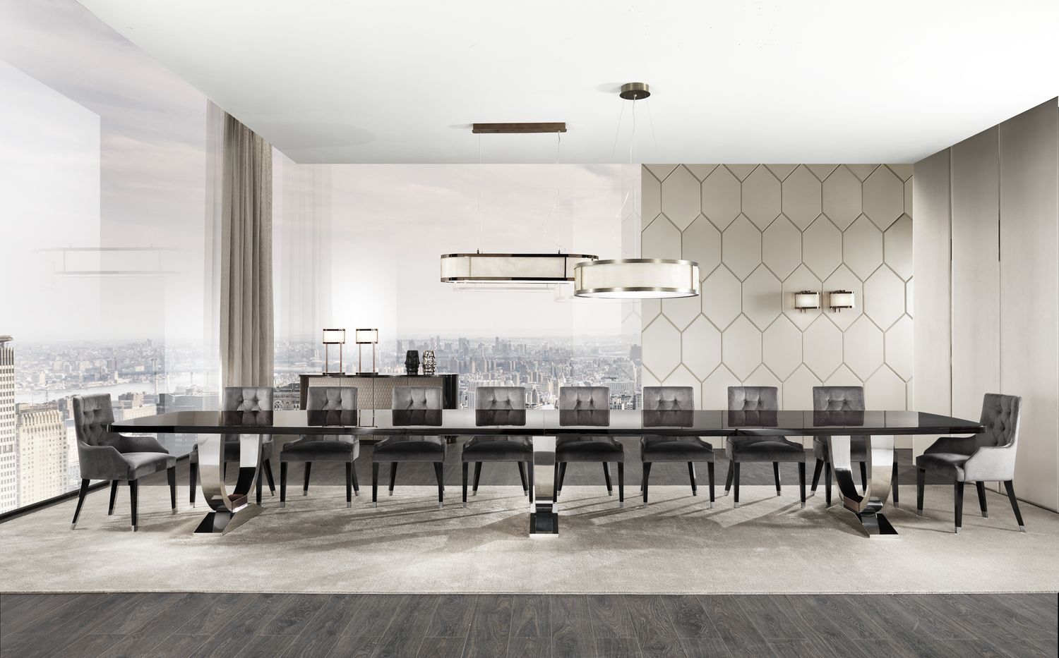 Итальянский обеденный стол Hermes Suite 600