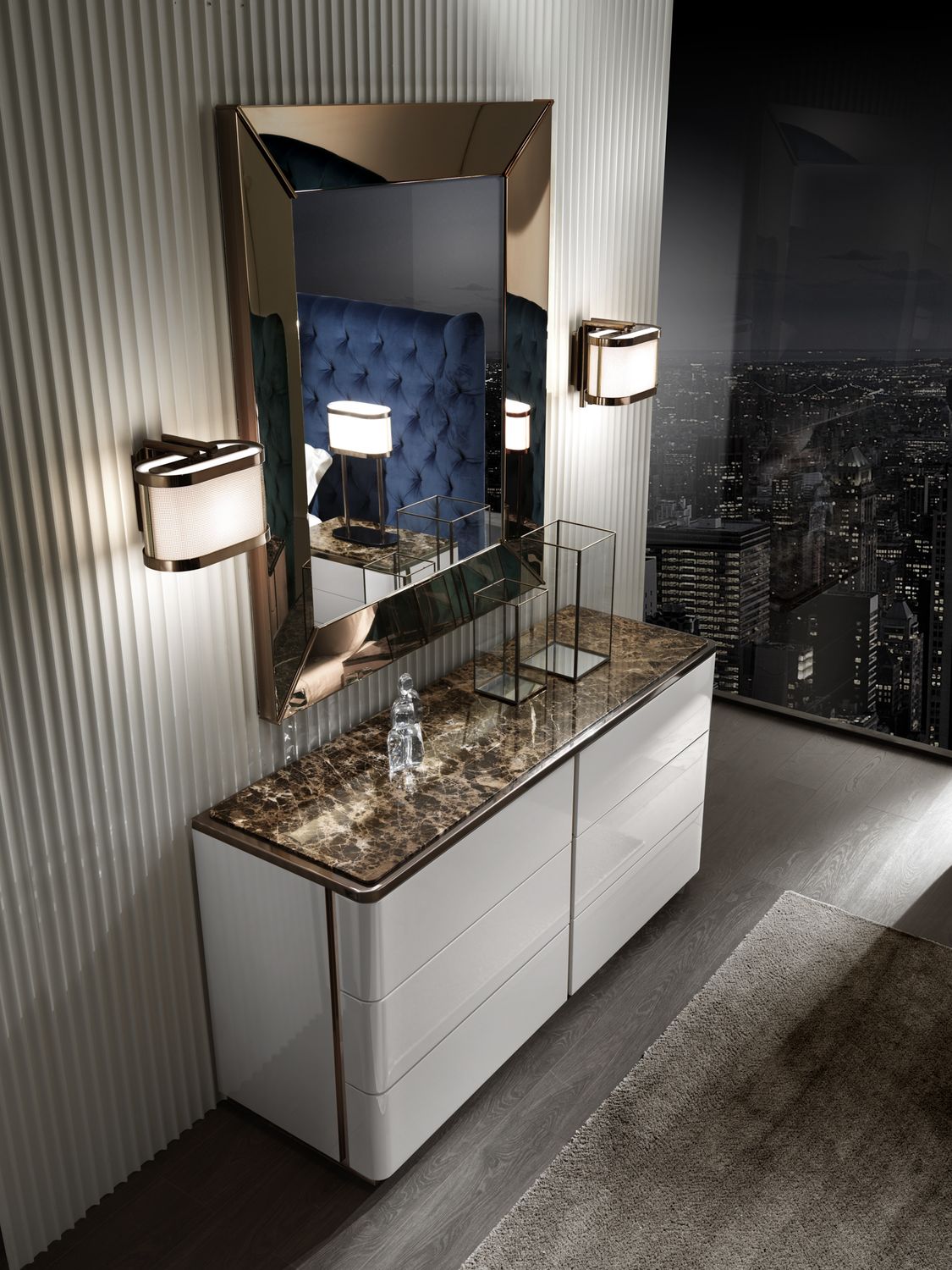 Изысканное итальянское зеркало Tiffany