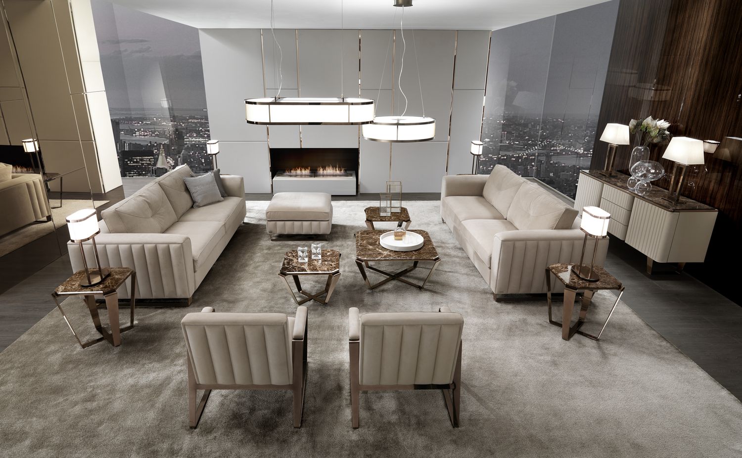 Журнальный и приставной столик Ritz DV Home Collection