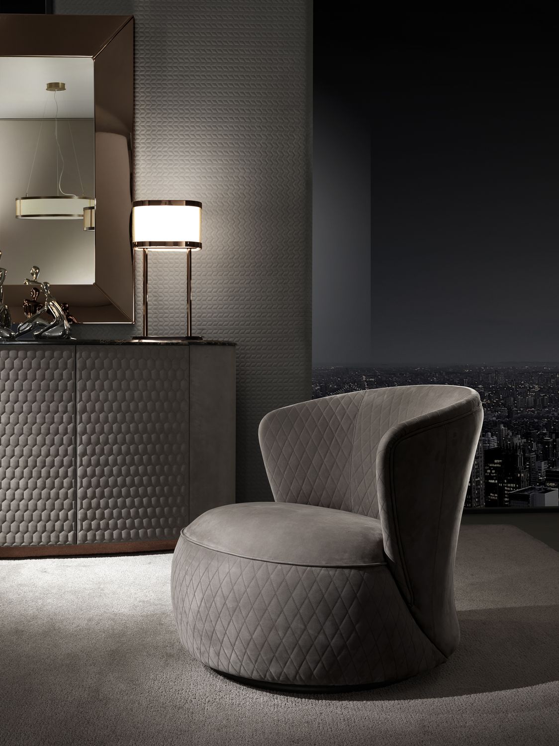 SOHO SWIVEL ARMCHAIR