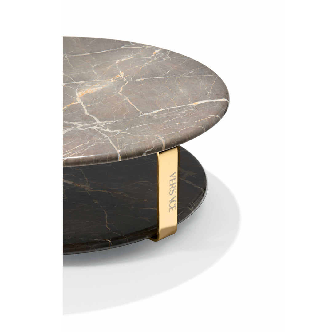 Marble layers + etched-logo frame