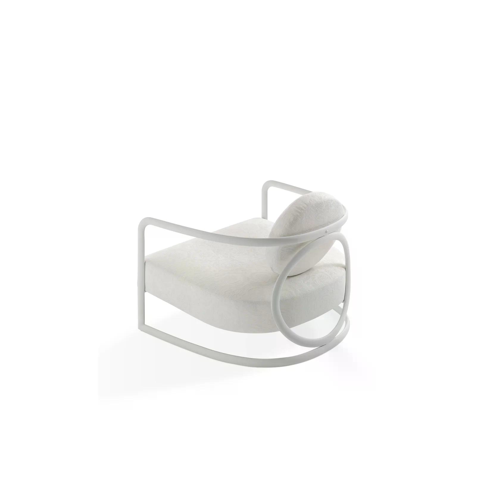 La Medusa round metal armchair