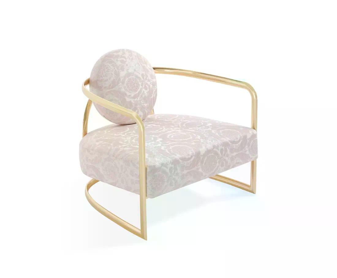 La Medusa round metal armchair
