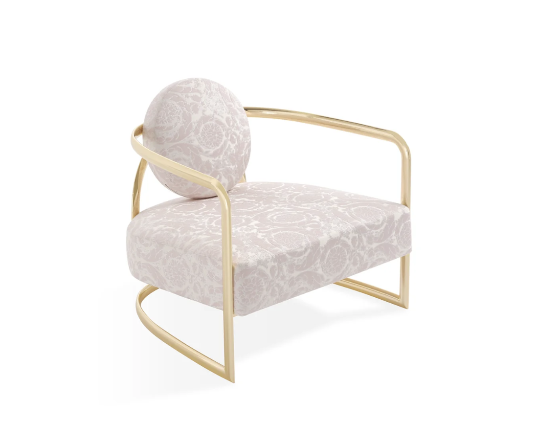 La Medusa round metal armchair