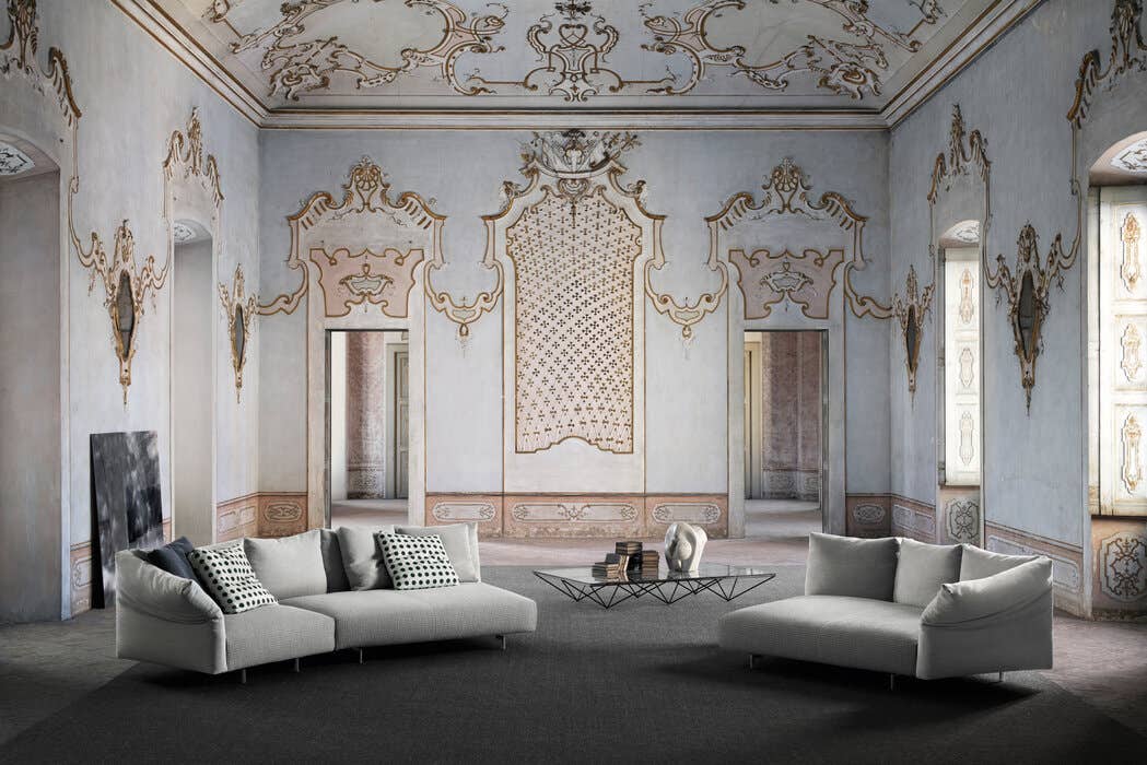 Модульная система диванов Dambo от B&B Italia (Дизайн Piero Lissoni)