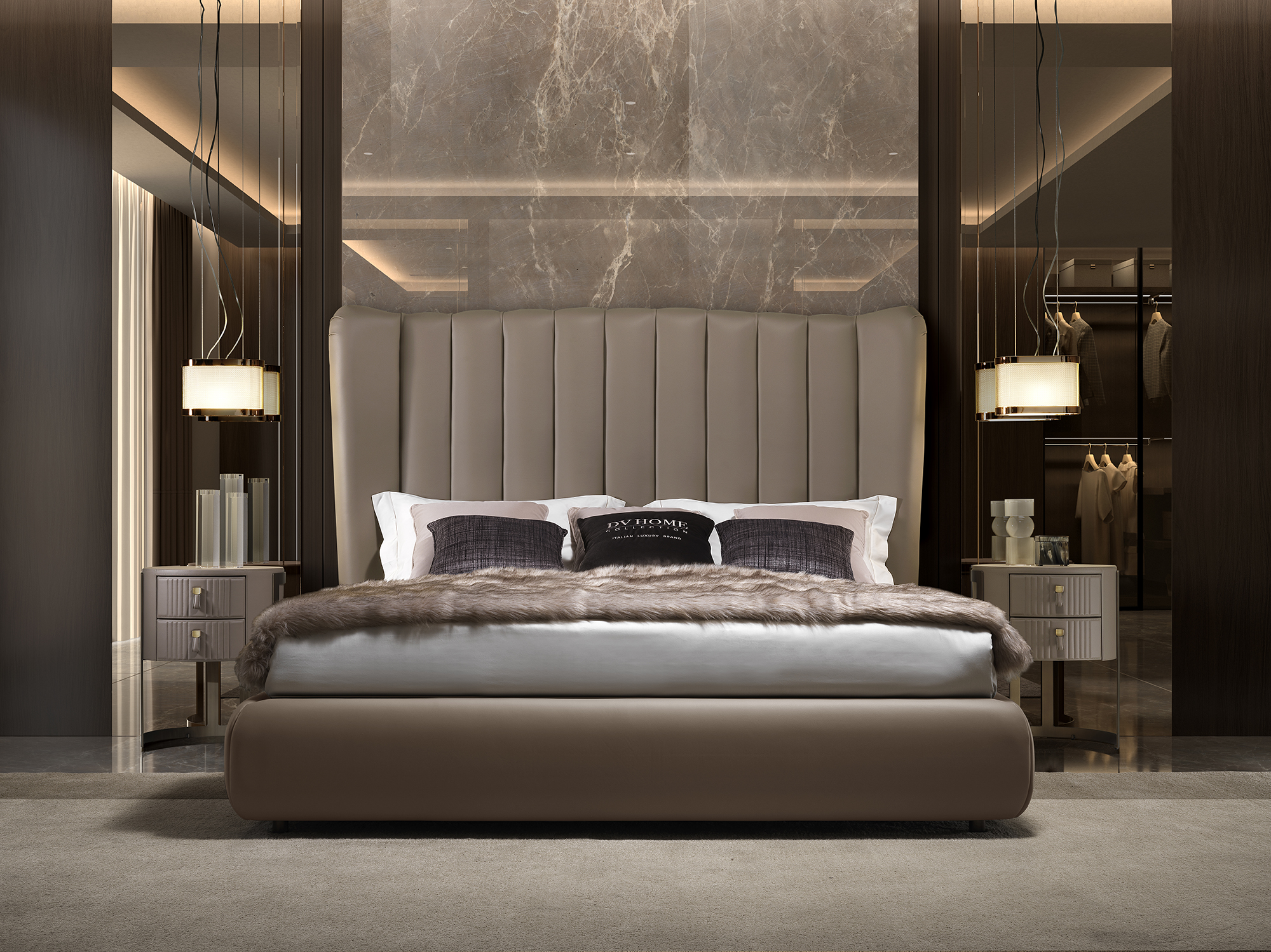 Двуспальная кровать Hermes