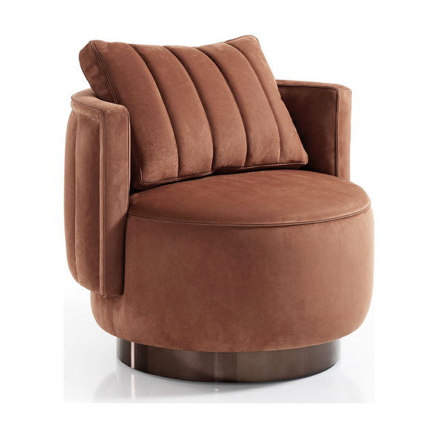 BEVERLY ROUND SWIVEL ARMCHAIR