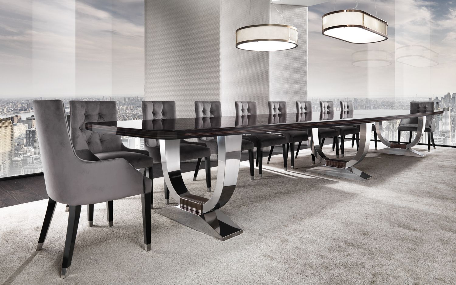 Итальянский обеденный стол Hermes Suite 600