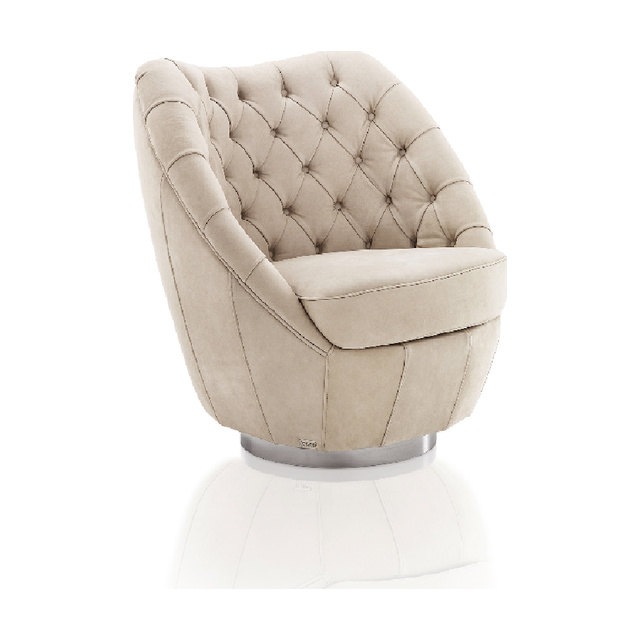 ROYAL CAPITONNE’ SWIVEL ARMCHAIR