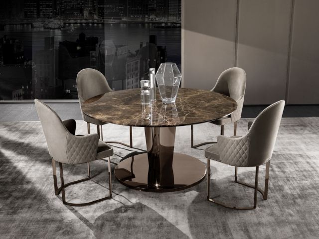 DV HOME collection Stanley Round Dining Table, Dubai