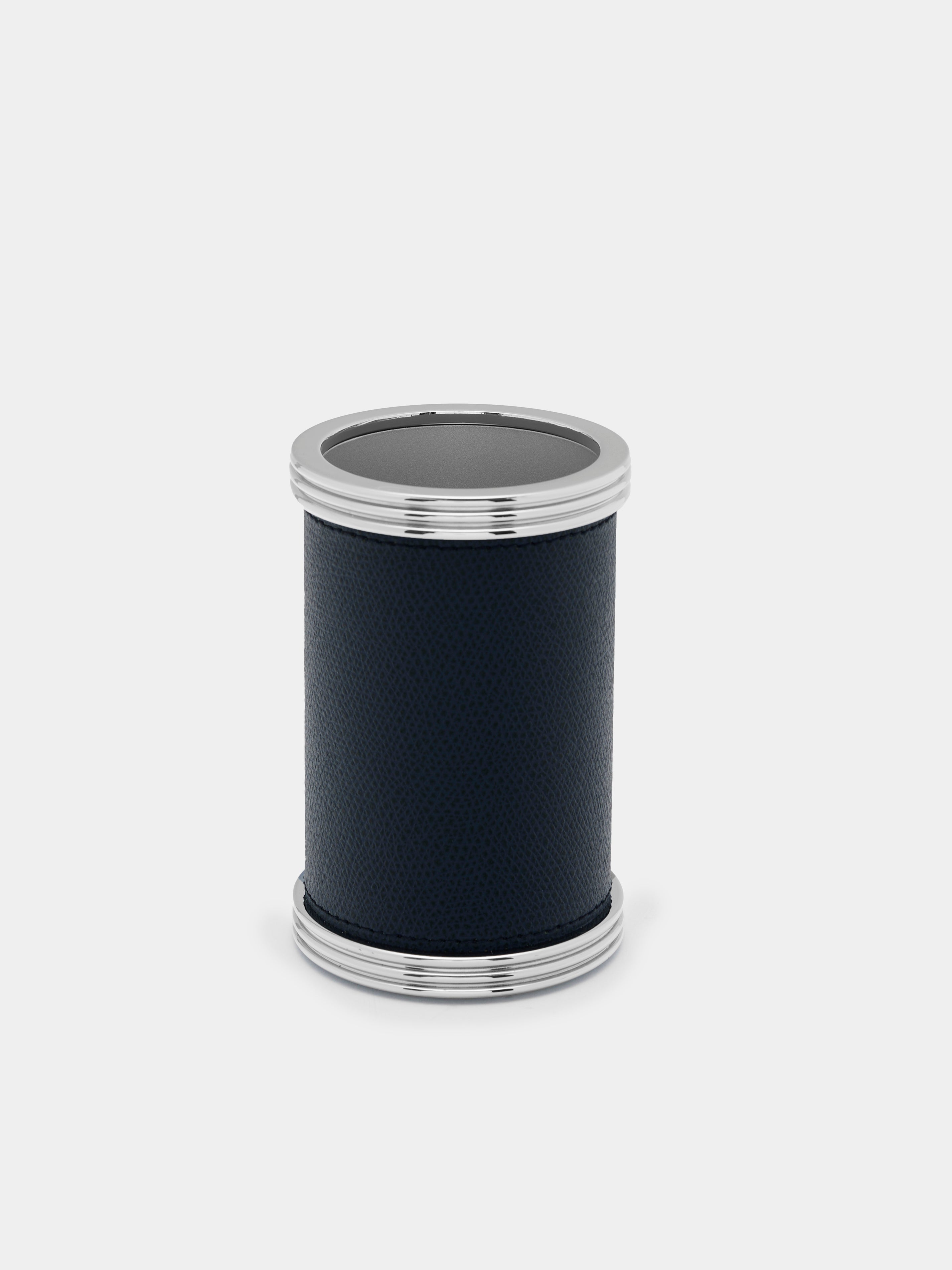 Amalfi Leather Toothbrush Holder