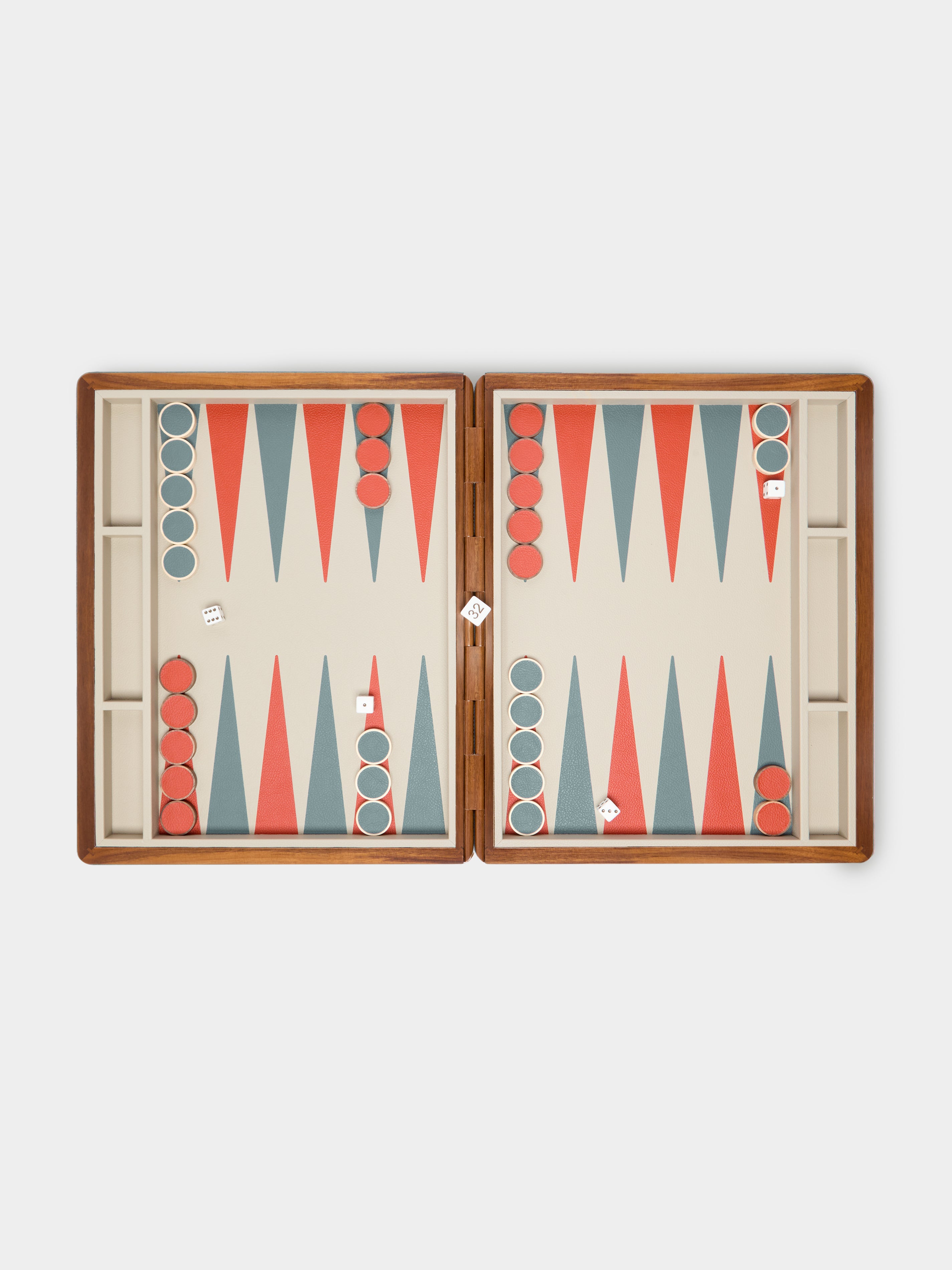 Leather Backgammon Set