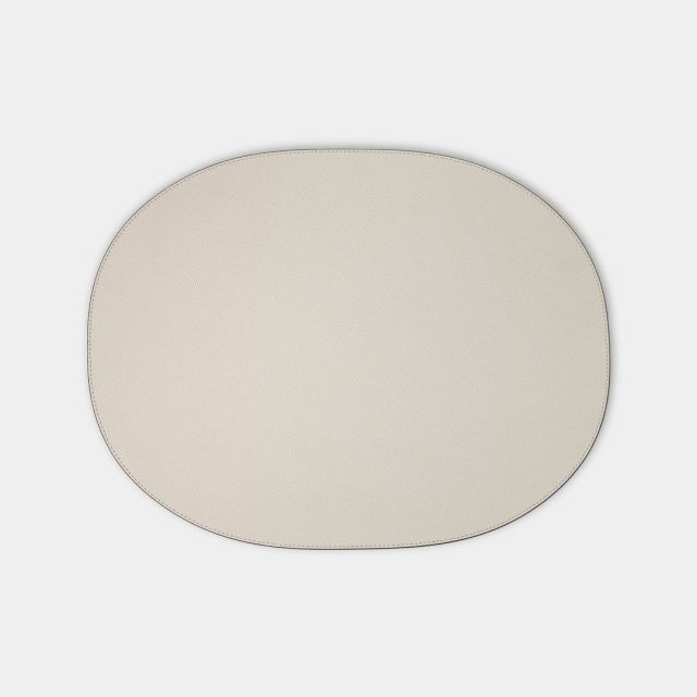 Leather Large Oval Placemats (Set of 4)