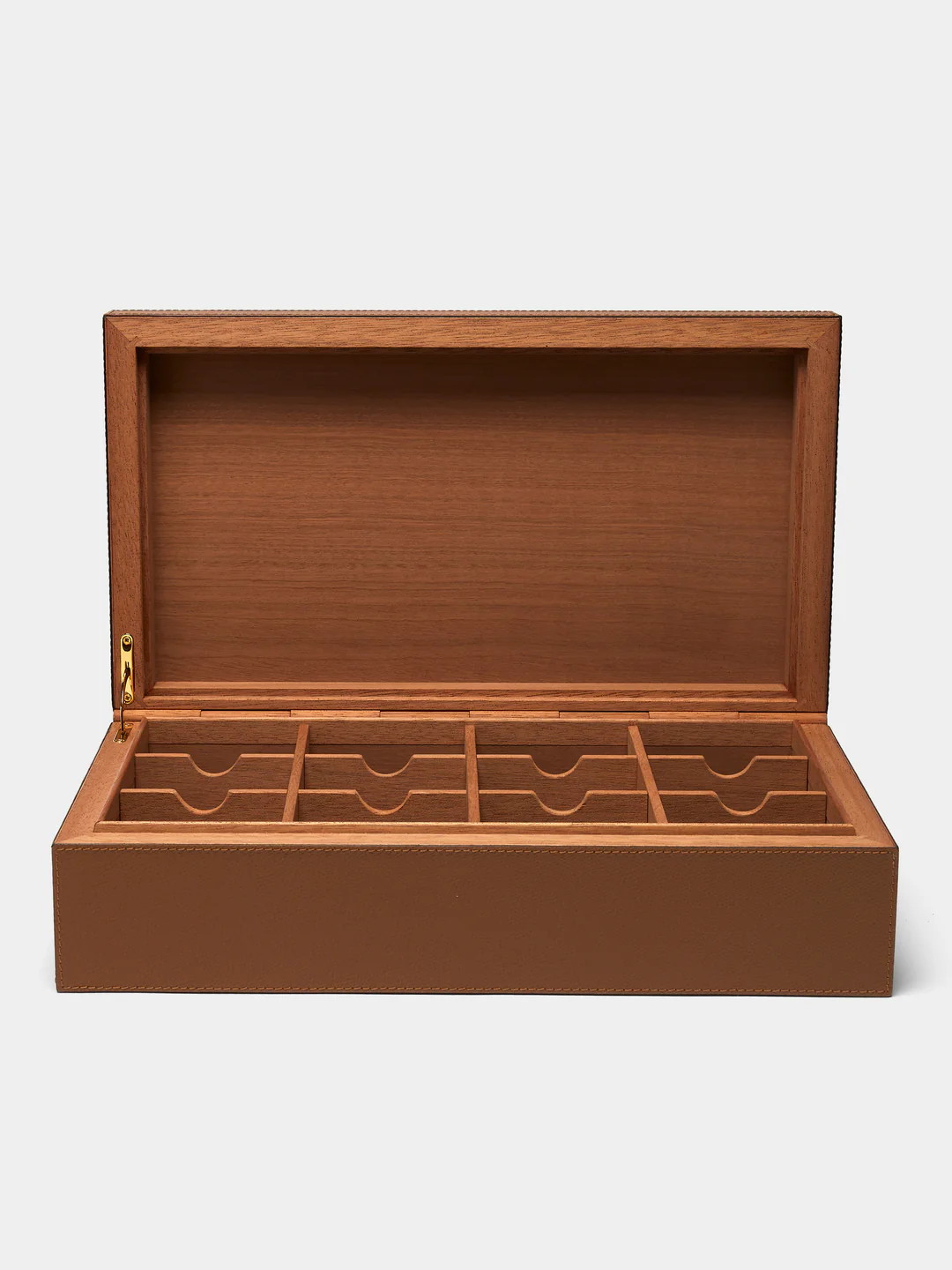 Leather Large Tea Box