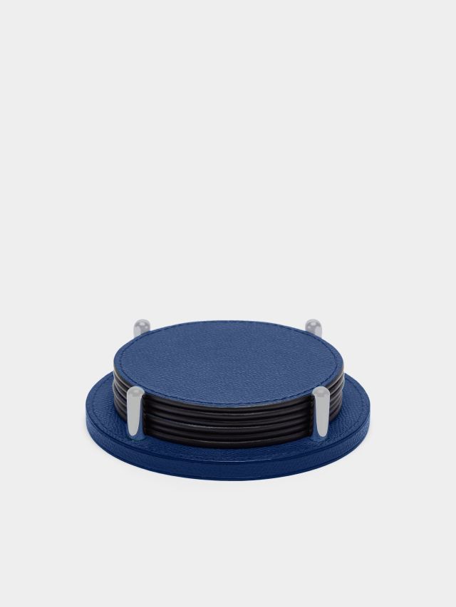 David Leather Coasters (Set of 6)