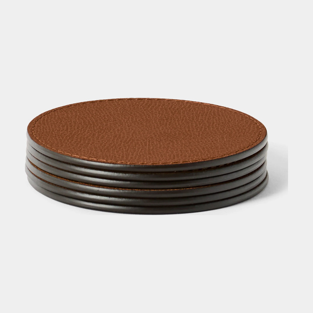 Tao Leather Coasters (Set of 6)