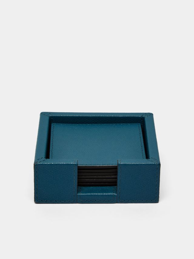 Tao Leather Square Coasters (Set of 6)