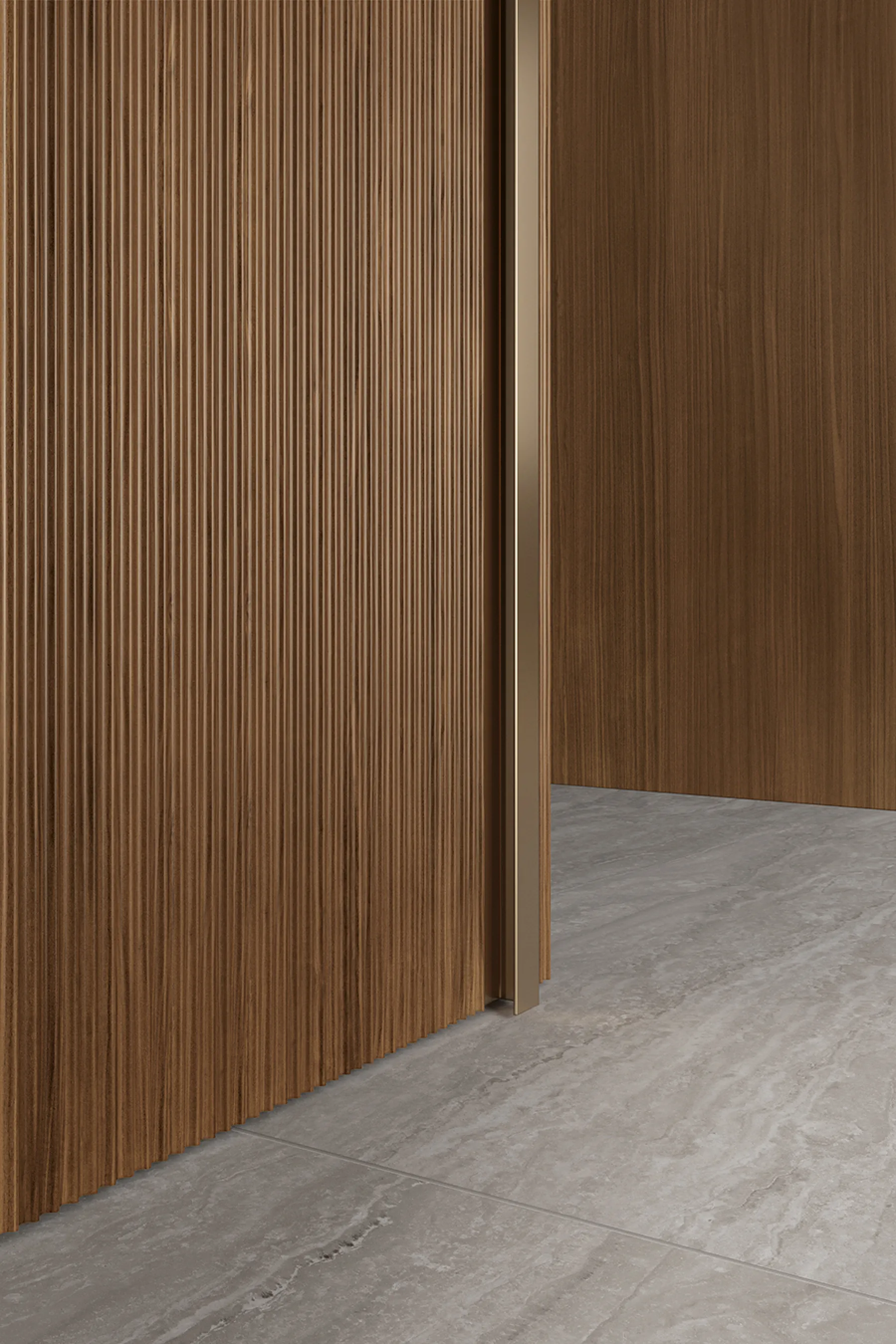 3D wood wall paneling