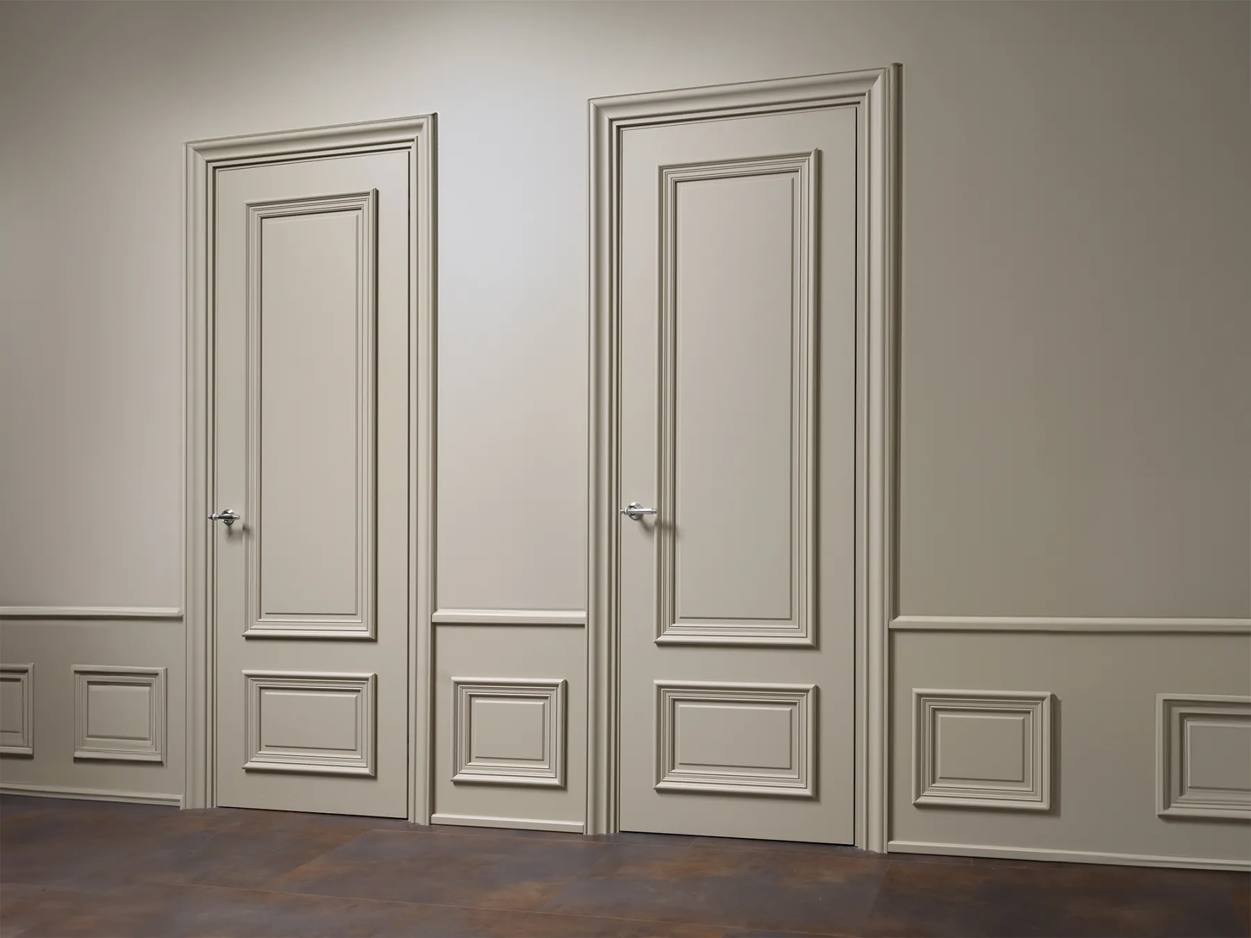 Pantographed and decorated wall paneling