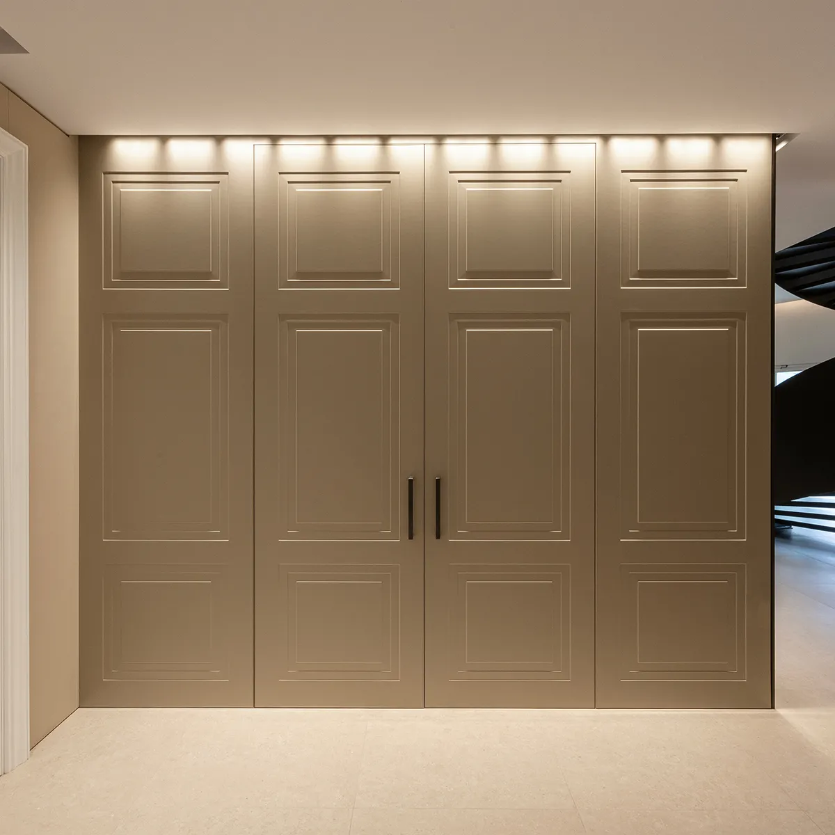 Pantographed and decorated wall paneling