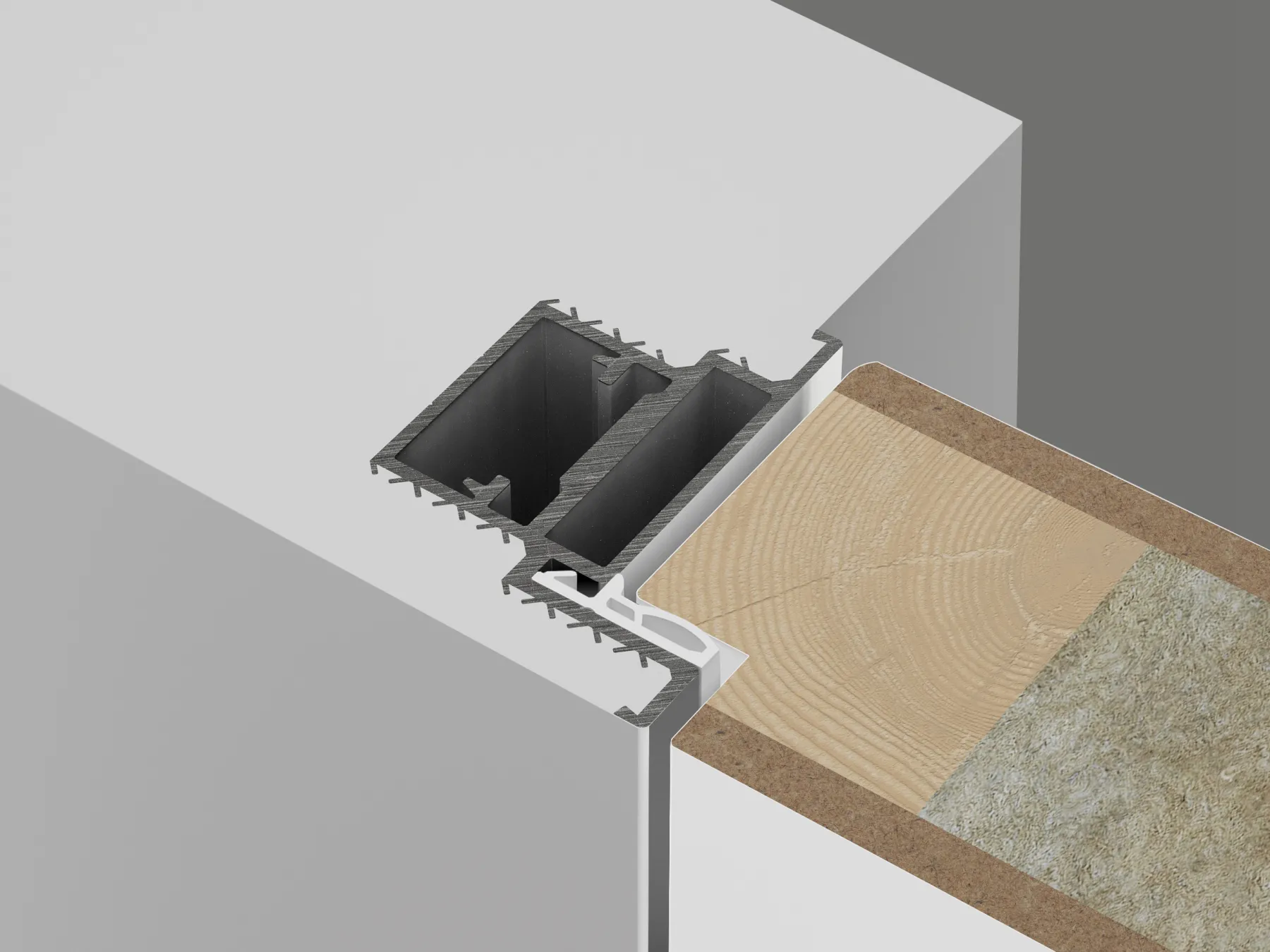 Flush-to-wall doors