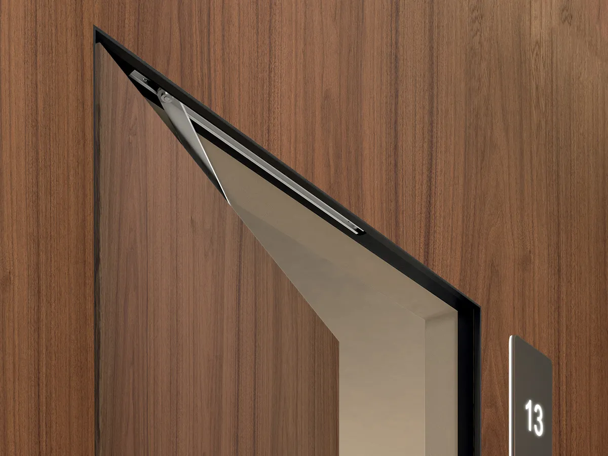 Flush-to-wall doors