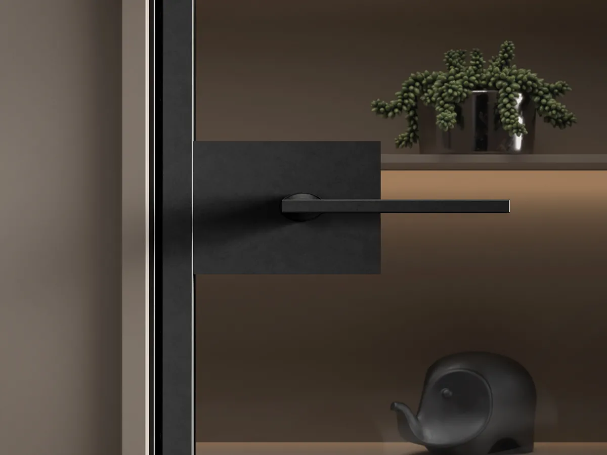 Glass doors