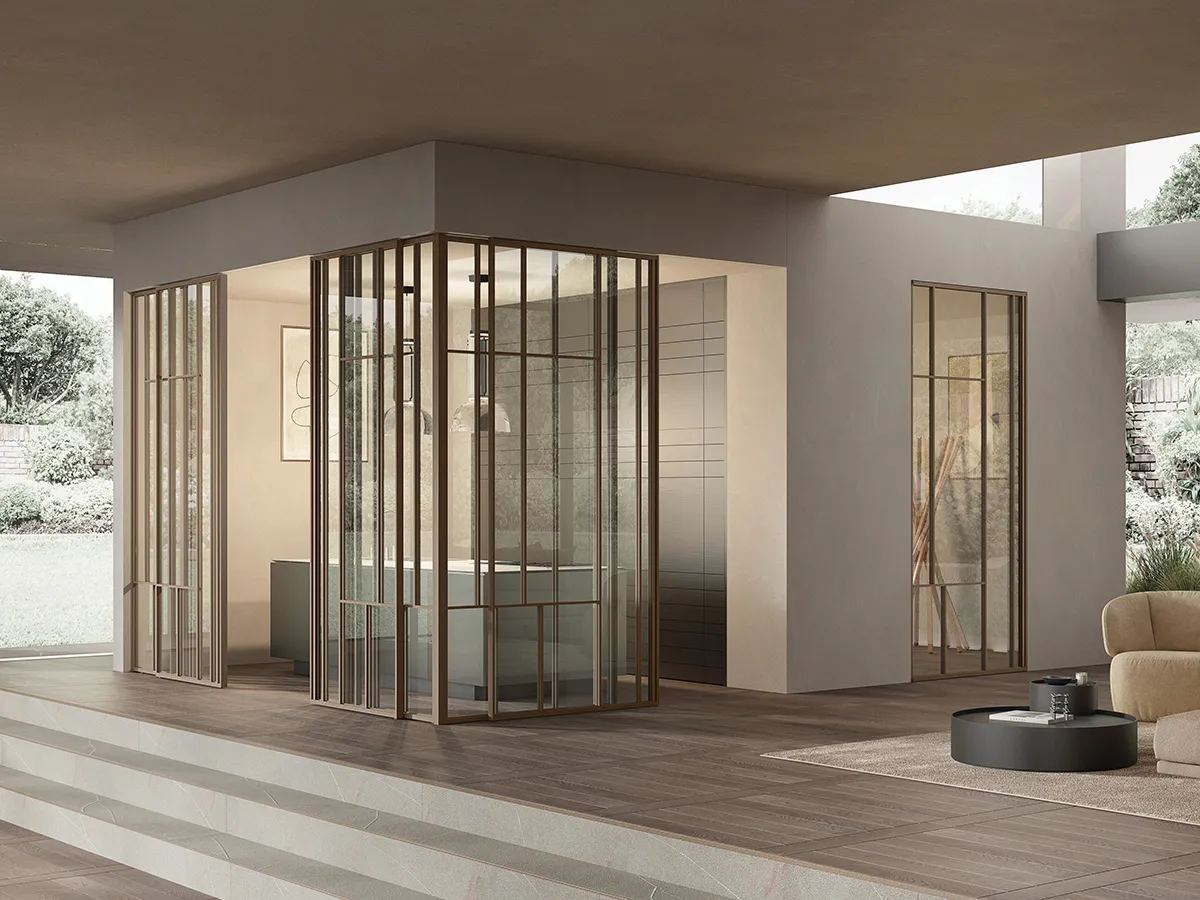Glass doors