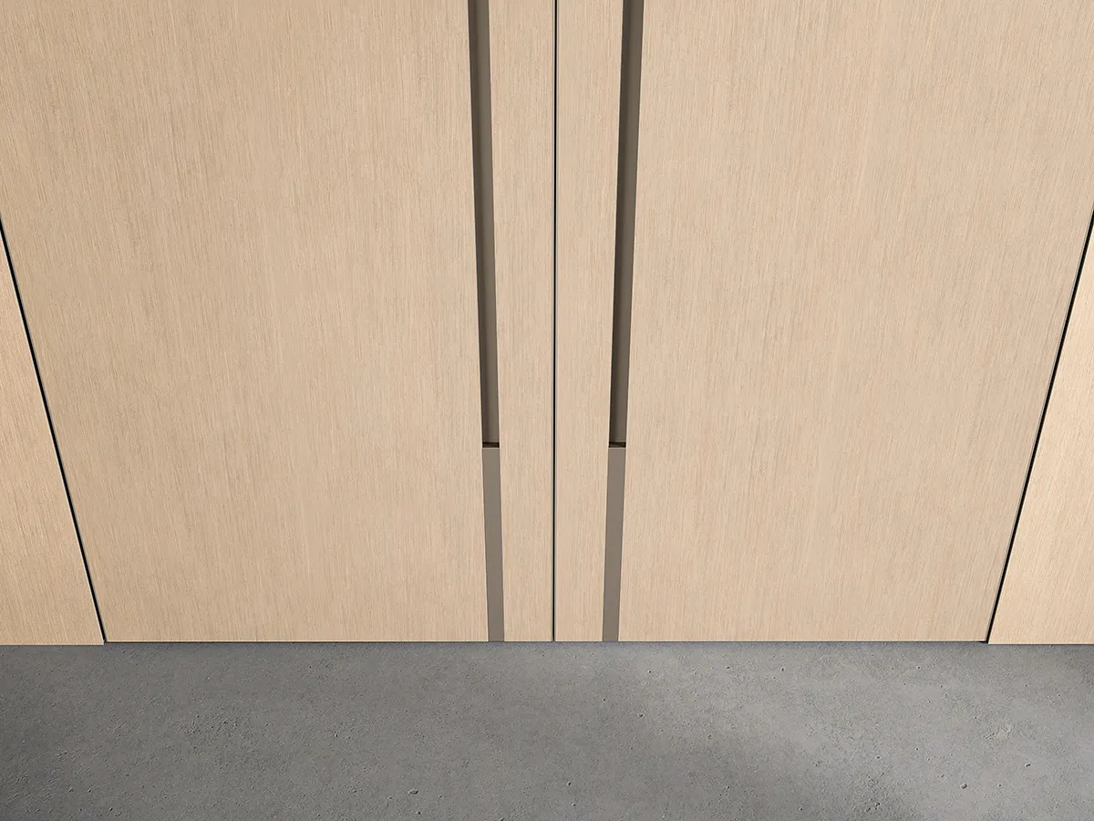 Pivot doors with flush frame