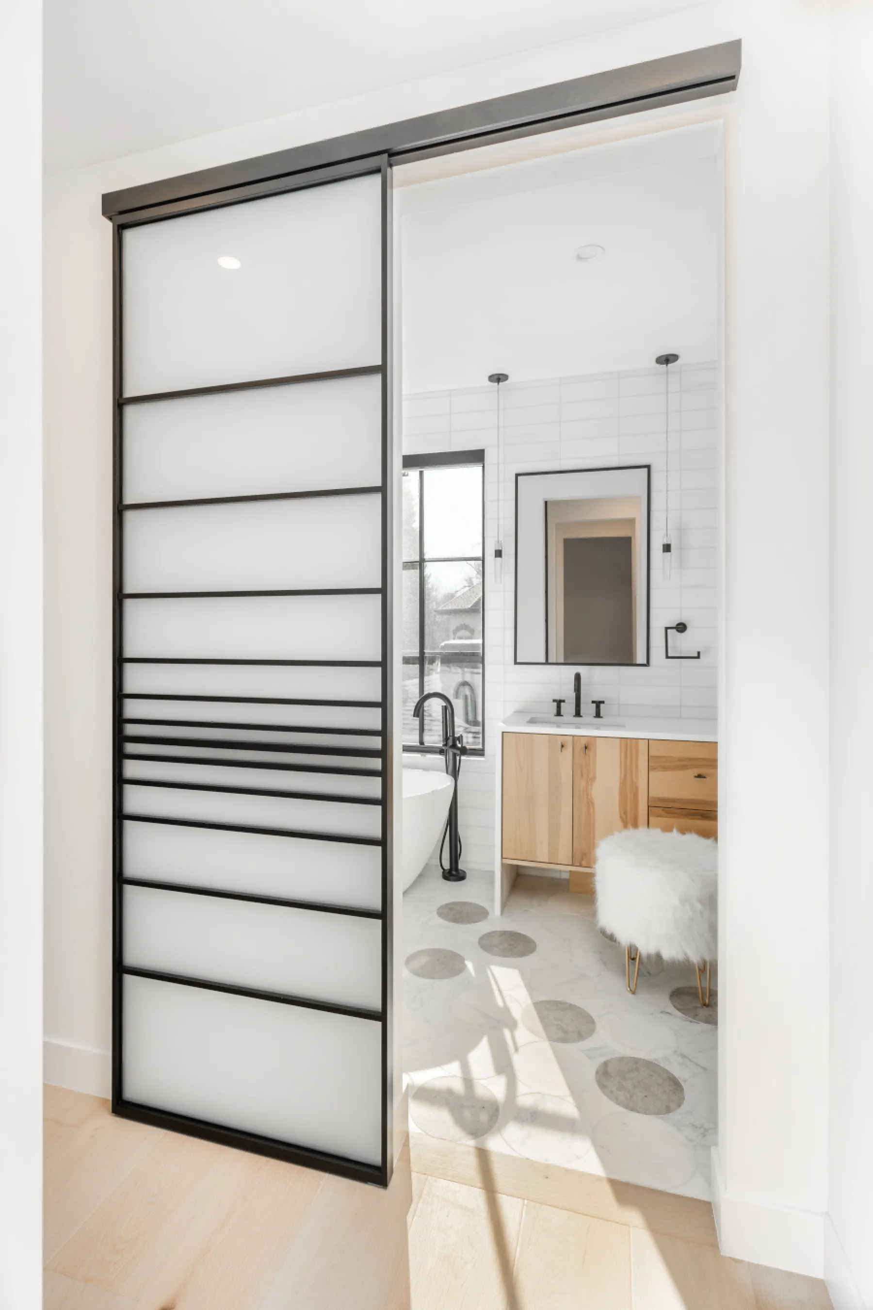 Wall-sliding doors