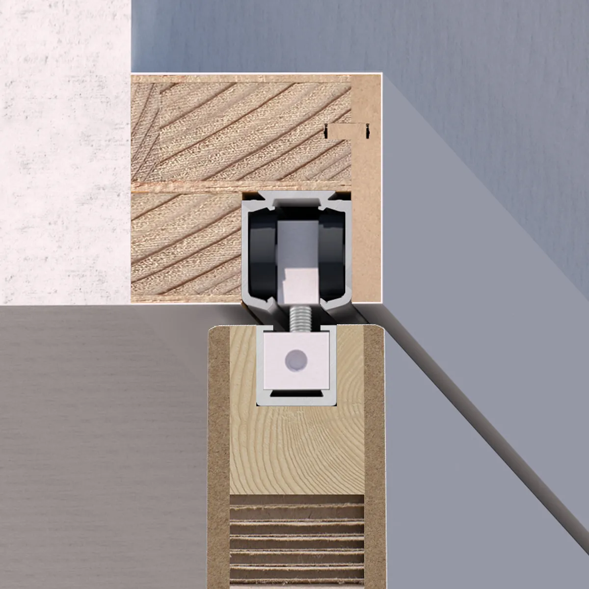 Wall-sliding doors
