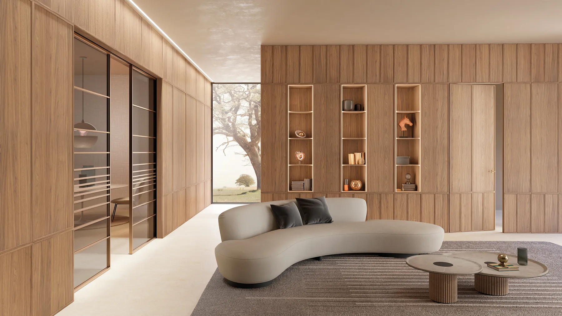 Yugen wall paneling