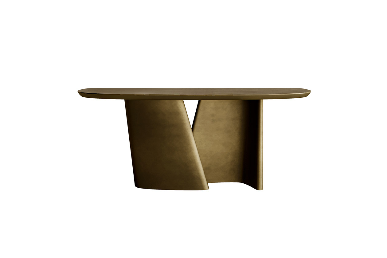 ACHILLE CONSOLE glass top