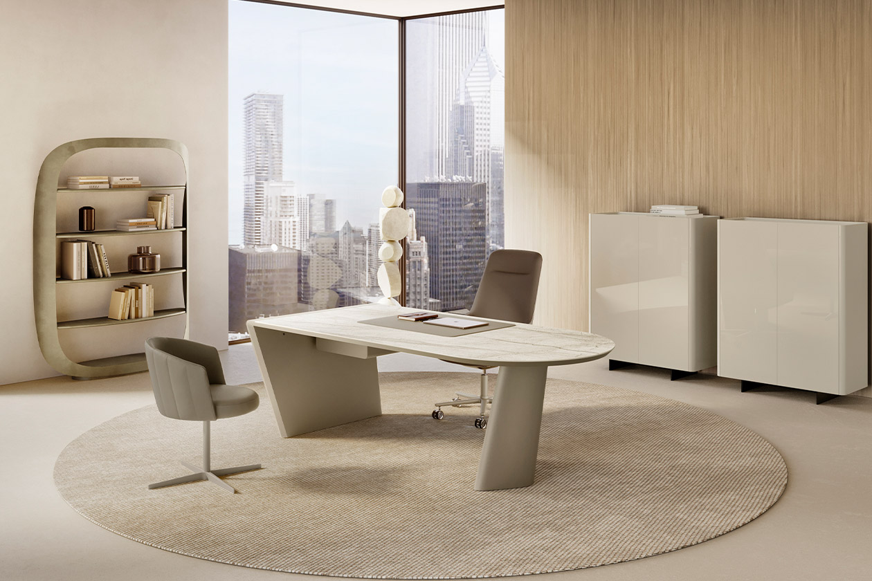 ACHILLE DESK ceramic top
