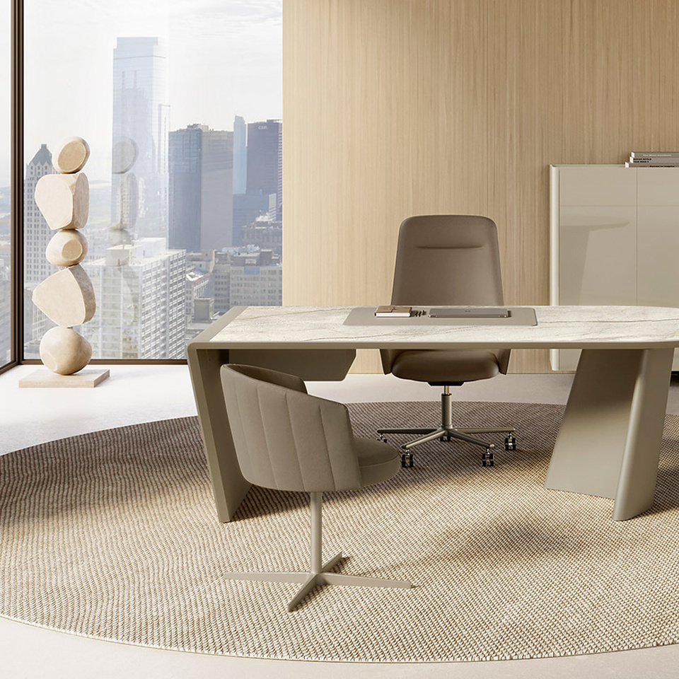 ACHILLE DESK ceramic top