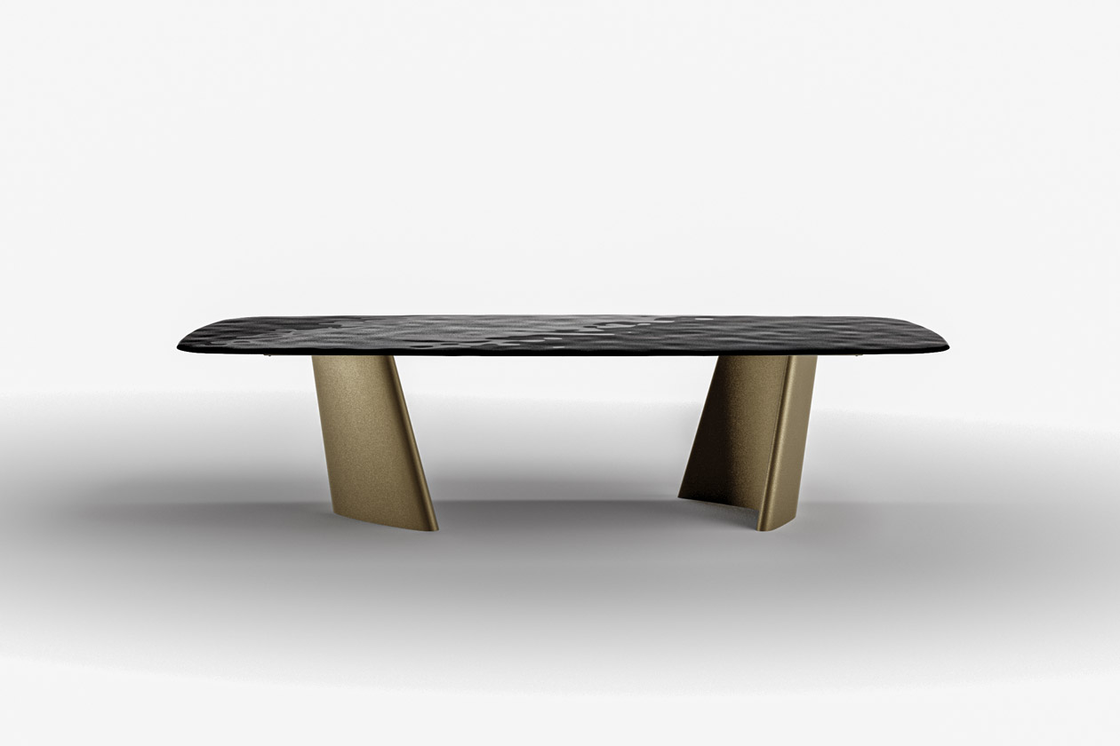 ACHILLE glass top